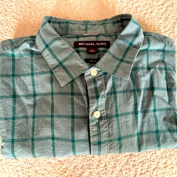 Original Michael Kors shirt. Green color. Size L - Picture 1 of 3